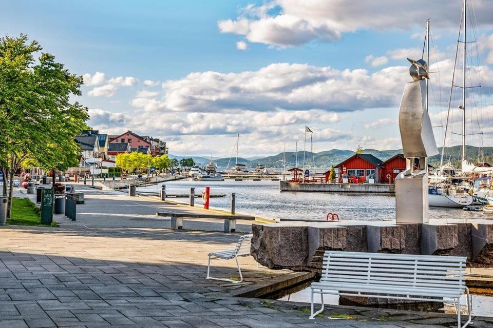 Studio W Centrum Miasta Holmestrand, Norwegia Экстерьер фото